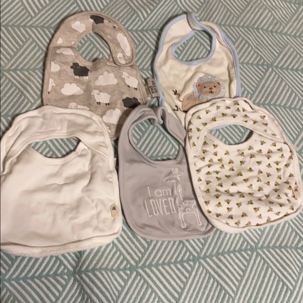 Carters- Burt’s bees- chick pea bibs